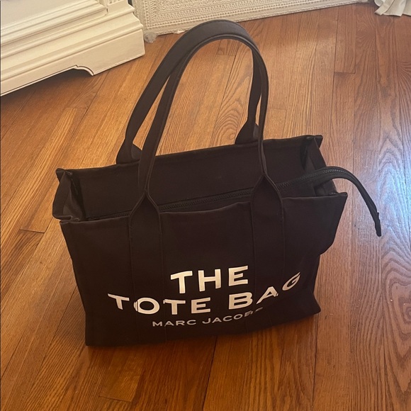 Marc Jacobs Black Canvas Tote Bag - Picture 5 of 12